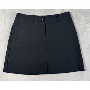 Nike Golf Skirt Skort Women's 10 Lined Dri Fit Stretch Performance Back Zip